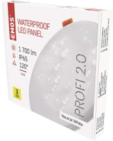 Emos ZV1152 Led panel vixxobeépíthető 19w 1700lm ip65 természetes fehér kép