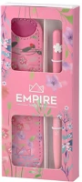 Empire 412216 Golyóstoll burgeon pink 1,0 mm kék tintával, eldobható, eco bőr tokkal kép