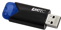 Emtec ECMMD32GB113 B110 click easy pendrive, 32gb, usb 3.2, fekete-kék (ecmmd32gb113) kép