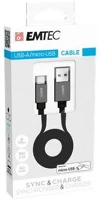 Emtec COR_EKT700B Usb kábel, usb-a - microusb,  