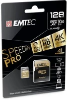 Emtec COR_MEMSD128GS memóriakártya, microsdxc, 128gb, uhs-i/u3/v30/a2, 100/95 mb/s, adapter kép
