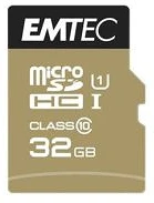Emtec COR_MEMSD32GE Memóriakártya, microsdhc, 32gb, uhs-i/u1, 85/20 mb/s, adapter,  
