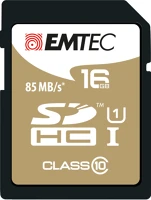 Emtec ECMSD16GHC10GP Sdhc 16gb class10 gold + kép
