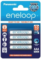 Eneloop AAA 750MAH 4 Akkumulátor  aaa 750mah 4 db-os kép