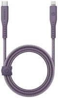 Energea CBL-FLCL-PUR150M Flow c94 type-c / lightning mfi szövet gyorstöltő- és adatkábel, 1.5m, 60w, 3a, lila kép