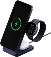 Energea MAG-TRIO2-BLU magtrio 2 3in1 vezeték nélküli wireless töltő, összecsukható, qi2, 25w kép