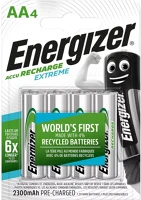 Energizer 1.2 V DC | 2300 MAH | 4 Ni-mh aa akkumulátor | 1.2 v dc | 2300 mah | 4 - buborékfólia kép