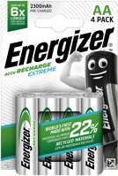 Energizer AEAA2300B4EXTR Akkumulátor aa ceruza 2300mah extreme 4 db/csomag, kép