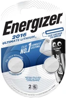 Energizer CR2016 | 2.6 V DC | 163 MAH | 2 Lítium gombelem cr2016 | 2.6 v dc | 163 mah | 2 - buborékfólia | ezüst kép