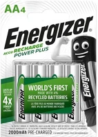 Energizer E300626700 Tölthető elem, aa ceruza, 4x2000 mah,  
