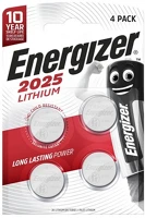 Energizer E300849107 Gombelem (cr2025, 3v, lítium) 4db/csomag kép