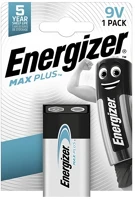 Energizer E301323307 Max plus tartós elem (6lr61, 9v, alkáli) 1db/csomag kép