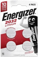 Energizer E304127205 Gombelem (cr2032, 3v, lítium) 4db/csomag kép