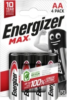 Energizer EMAA Elem aa ceruza lr06 max 4 db/csomag, kép