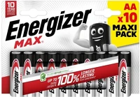 Energizer EMAAB10 Elem aa ceruza lr06 max 10 db/csomag, kép