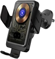 Energizer ENE813122 eca008 autós okostelefon tartó vezeték nélküli (qi) gyors (15w)töltési kép