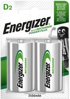 Energizer ENRD2500P2 Ni-MH akkumulátor D | 1.2 V DC | 2500 mAh | Előre töltött | 2 kép