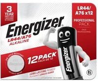 Energizer LR44/A76, 1.5V Gombelem (lr44/a76, 1.5v, alkáli) 12db/csomag kép
