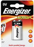 Energizer 6LR61 9V 1 Elem  ultra+ alkáli 6lr61 9v 1 db/csomag kép