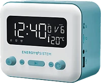 Energy sistem EN 450725 Clock speaker 2 bluetooth kék - fehér ébresztőórás hangszóró kép