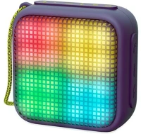 Energy sistem FM; 6 ÓRA Hangszóró bt - beat box 2+ lightcube rgb (bt4.2; 5w, akku, fm; 6 óra üzemidő; 3,5mm; microsd; usb) lila kép