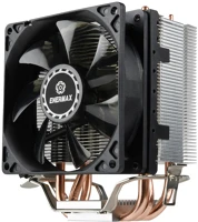 Enermax ETS-N31 számítógépes hűtőrendszer processzor hűtő 9,2 cm fekete, réz, ezüst kép
