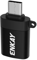 Enkay ENK-AT101 ENKAY adapter (Type-C, adatátvitelhez, OTG) FEKETE kép