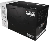 Entac ECL-NET-160-CW Karácsonyi hálós fényfüzér 160 led kép