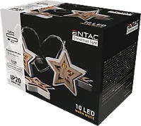 Entac ECL-WS-10WW Beltéri fa csillag 10 led ww kép
