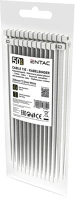 Entac ECT-2.5-200-W Kábelkötegelő-gyorskötöző  200mm x 2,5mm fehér 50 darabos kép