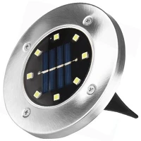 Entac EGSL-P1LS50-B4 Szolár kerti lámpa 10cm taposólámpa 4db/csomag kép