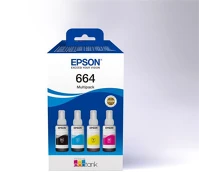 Eps con C13T66464A Epson tintapatron szett 664 ecotank 4-colour multipack (bcmy) kép