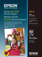 Epson 50 LAP, 183G Fényes fotópapír (10x15, 50 lap, 183g) kép