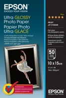 Epson 50 LAP, 300G Ultra fényes fotópapír (10x15,  50 lap, 300g) kép