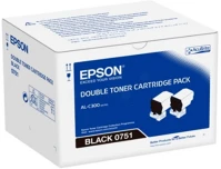 Epson BK 2 X 7300 C300 toner dupla bk 2 x 7300 oldal kapacitás kép