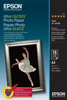 Epson C13S041927 Photo paper  ultra glossy a4 300g 15lap kép