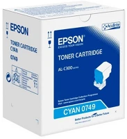 Epson C13S050749 C300 kék eredeti toner kép