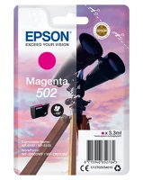 Epson C13T02V34020 Patron  binoculars singlepack magenta 502 3.3 ml magenta kép