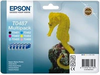 Epson T0487 T0487 eredeti tintapatron multipack kép