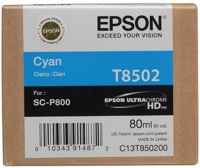 Epson C13T850200 T8502 kék eredeti tintapatron kép