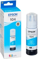 Epson T00P2 T00p2 (104) kék eredeti tinta kép