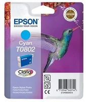 Epson T0802 KÉK T0802 kék eredeti tintapatron kép