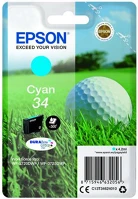 Epson T34624010 T34624010 tintapatron workforce wf-3720dwf nyomtatóhoz, cián, 4,2 ml kép