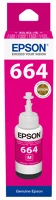 Epson T6643 T6643 tinta magenta 70ml no.664 kép