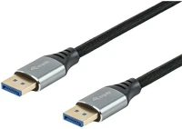 Equip 119282 Kábel -  (premium, displayport2.1 kábel, 4k/240hz, apa/apa, fekete, 2m) kép