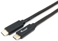 Equip 128346 Usb-c 3.2 gen1 -> usb-c 3.2 gen1 m/m adatkábel 1m fekete pd 60w kép