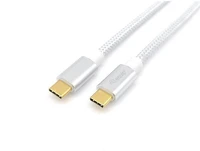 Equip 128355 Kábel -  (usb-c 3.2 gen2 to usb-c, apa/apa, pd:100w, fehér, 0,5m) kép