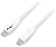 Equip 128361 Usb-c 3.2 gen1 -> usb-c 3.2 gen1 m/m adatkábel 1m fehér pd 60w kép