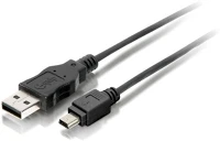 Equip 128521 Kábel -  (usb2.0, a-mini5p kábel, apa/apa, 1,8m) kép