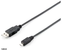 Equip 128523 Kábel -  (usb2.0, a-microb kábel, apa/apa, 1,8m) kép